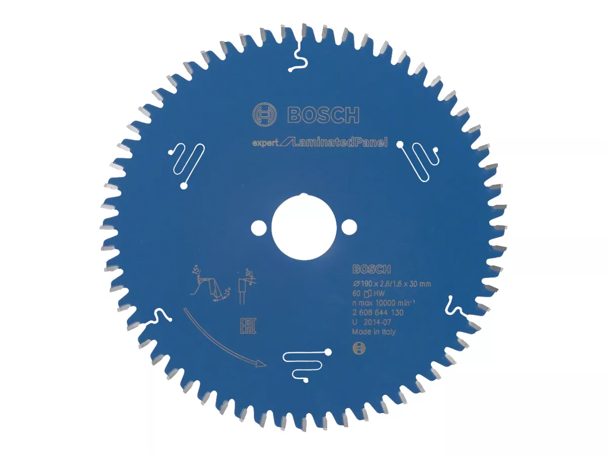 Lame Expert for LaminatedPanel 190x30mm 60 dents Bosch